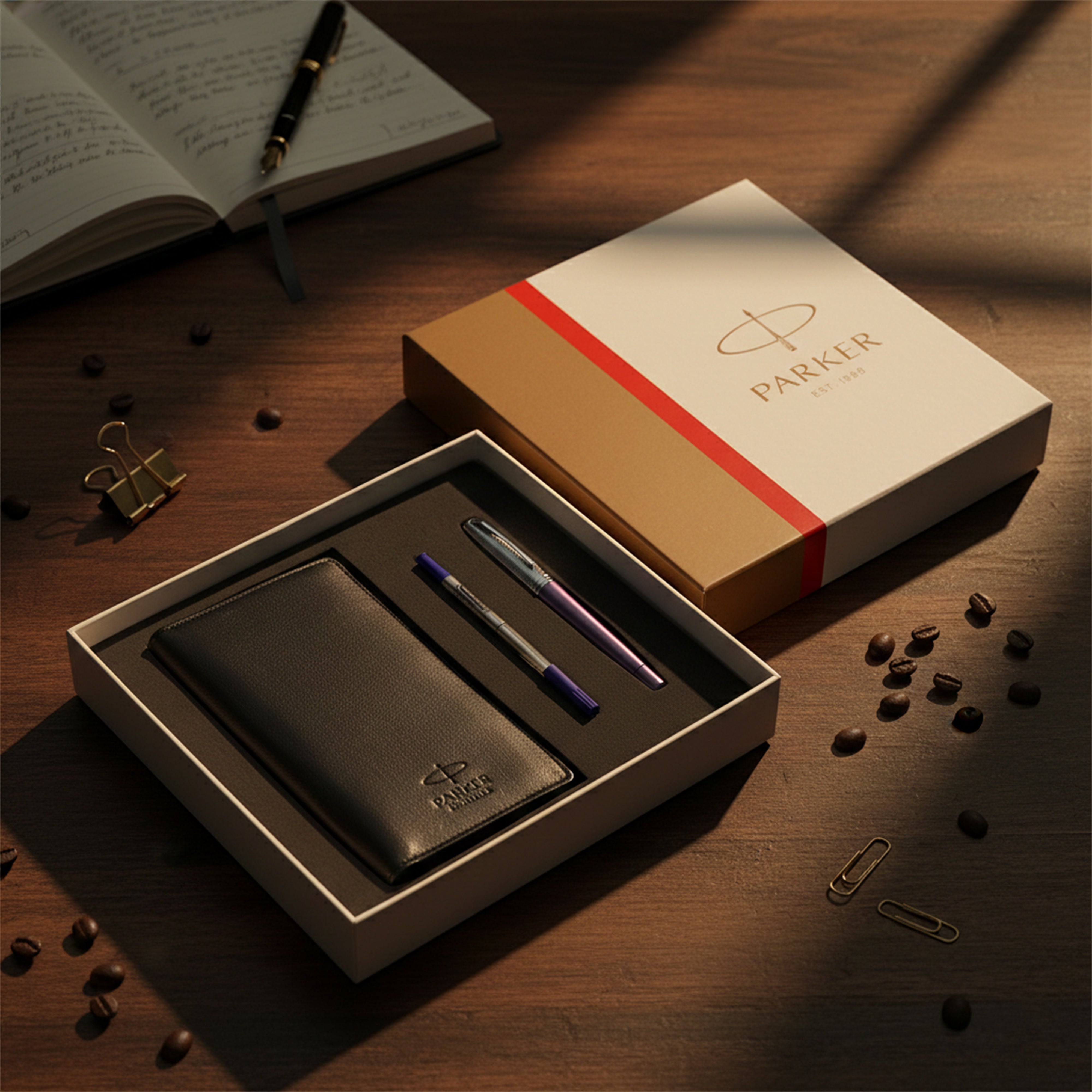 Parker Urban Roller Ball Pen Lavender & Premium Wallet Gift Set