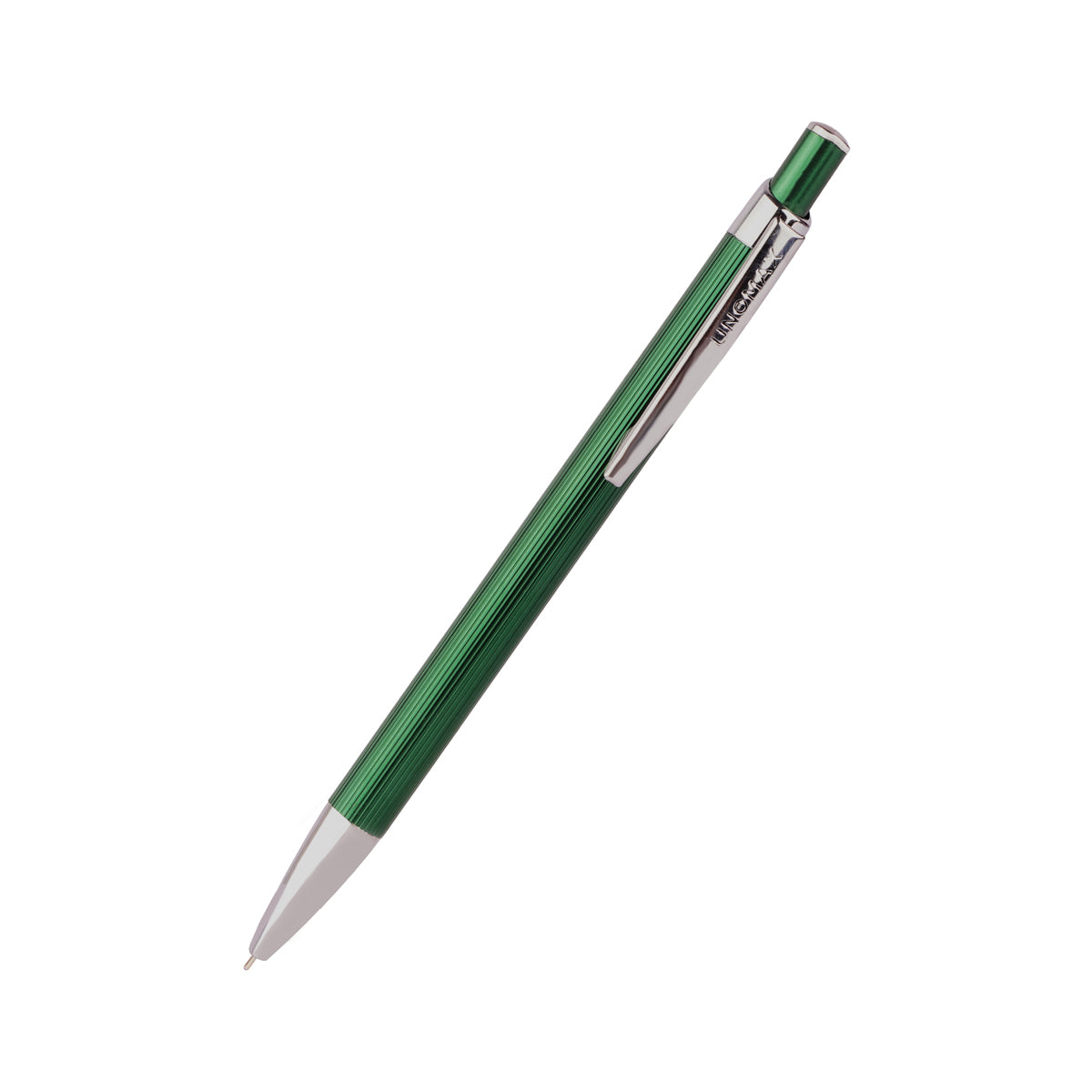 Unomax Felix Metal Body Ball Pen – Green, Blue Ink, Retractable