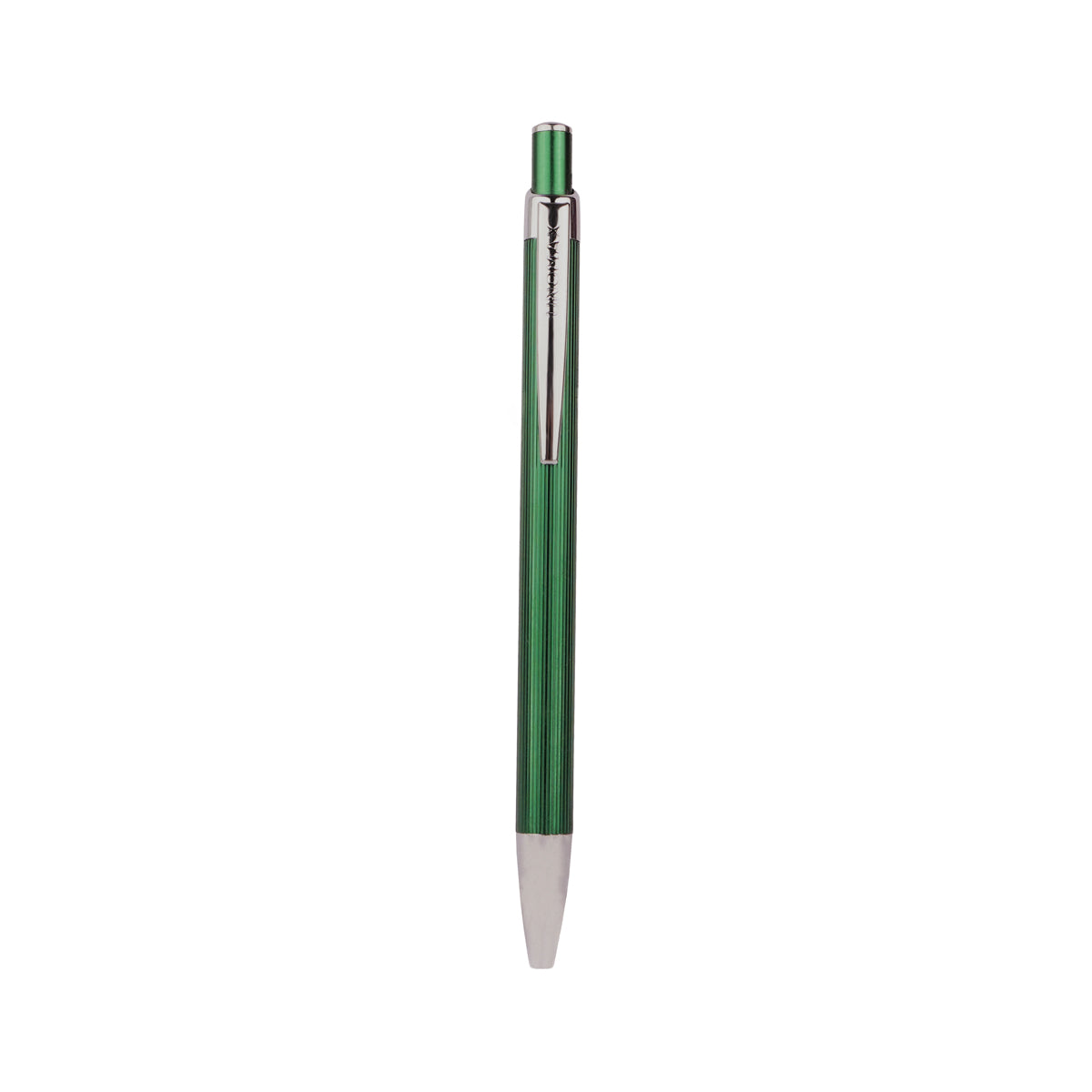 Unomax Felix Metal Body Ball Pen – Green, Blue Ink, Retractable