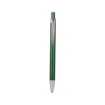 Unomax Felix Metal Body Ball Pen – Green, Blue Ink, Retractable