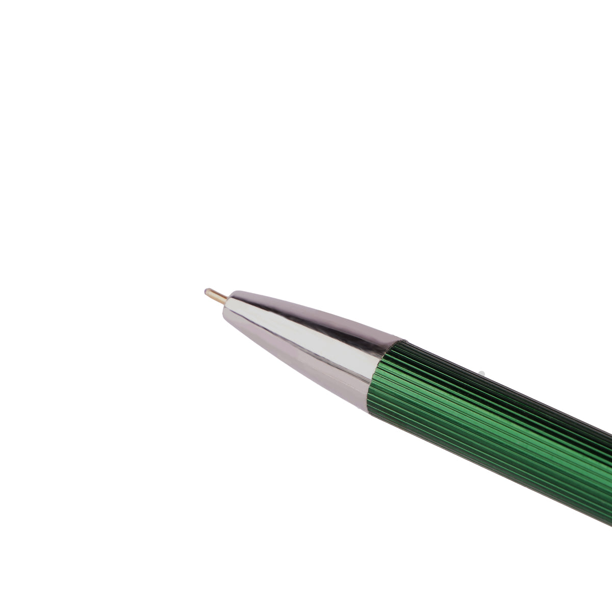 Unomax Felix Metal Body Ball Pen – Green, Blue Ink, Retractable