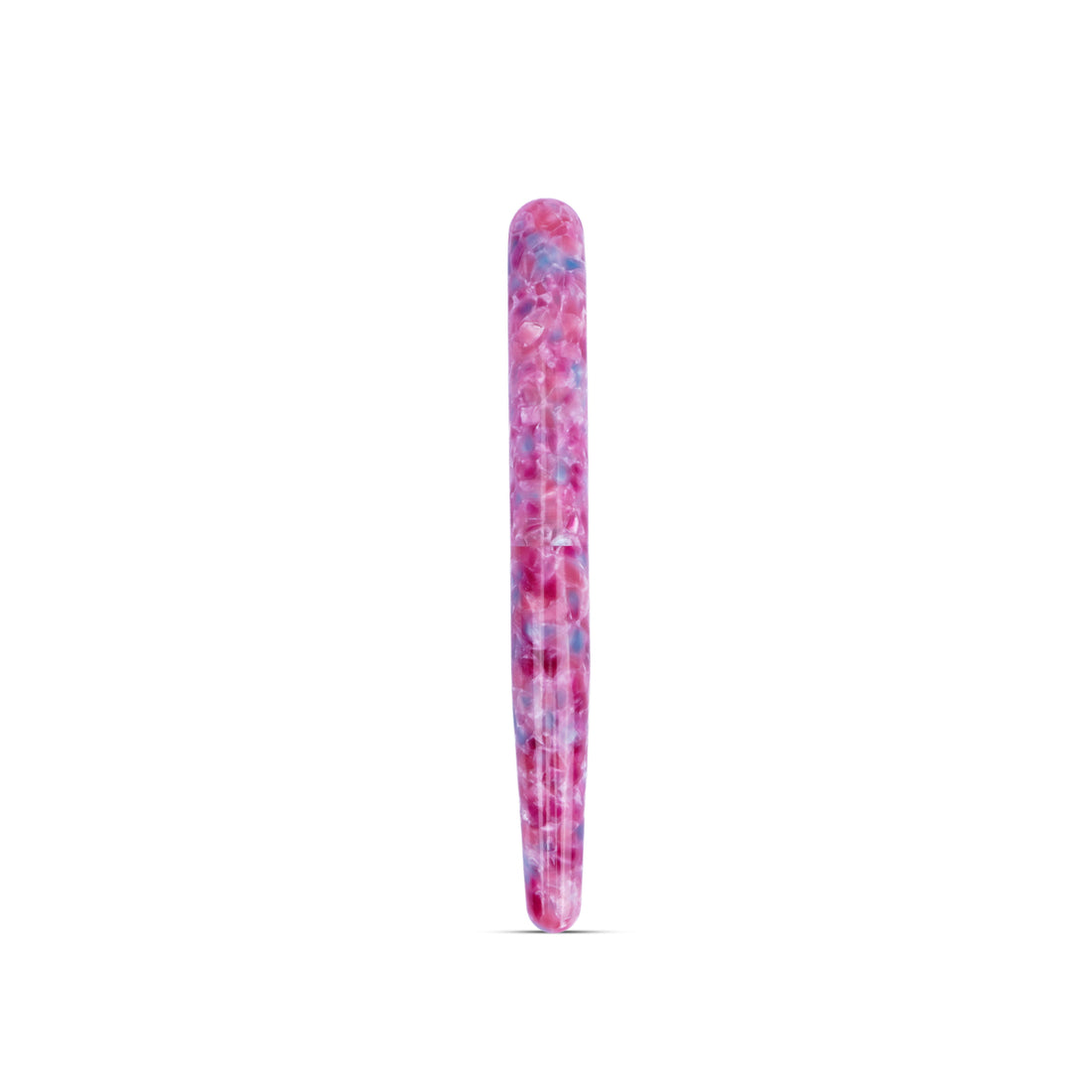Ranga Model 5 Pink Marble Fountain Pen – Handcrafted Acrylic, Custom Nib