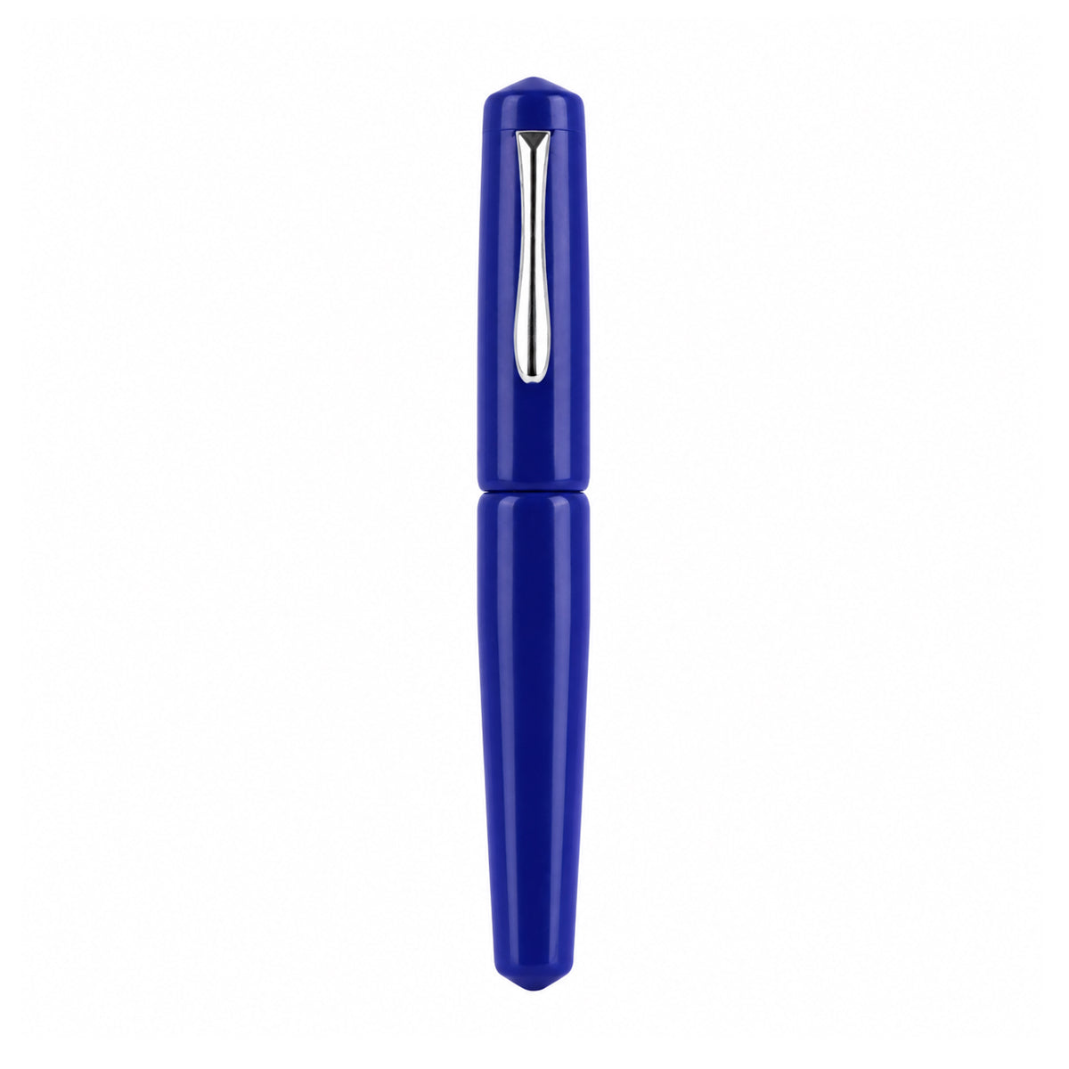 Ranga Phoenix P1 Handmade Solid Blue Ebonite Fountain Pen Fine Nib