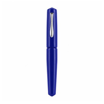 Ranga Phoenix P1 Handmade Solid Blue Ebonite Fountain Pen Fine Nib