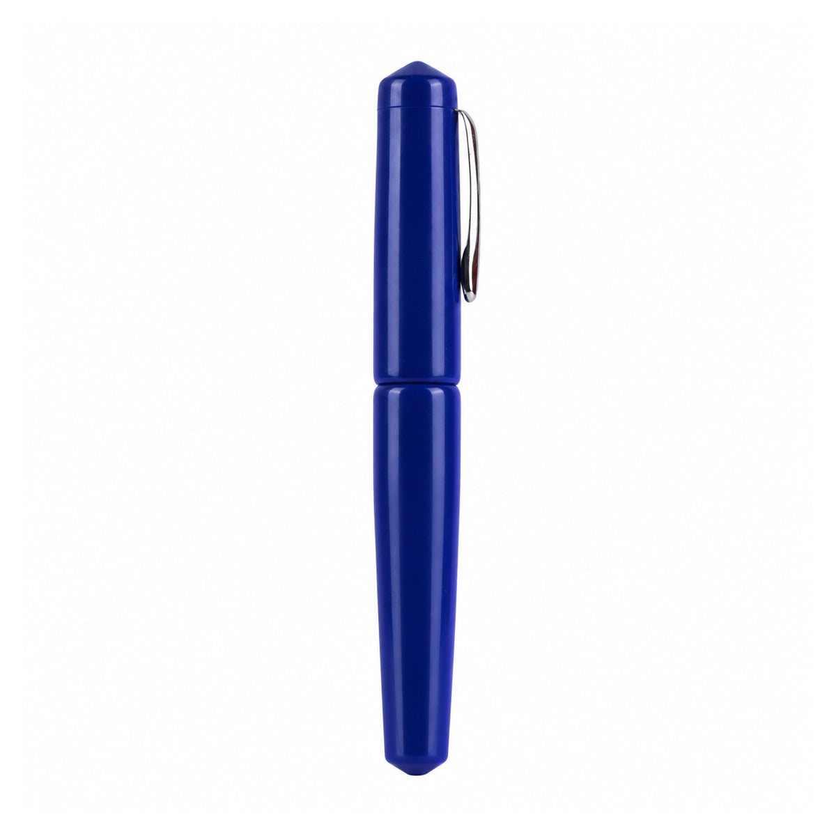Ranga Phoenix P1 Handmade Solid Blue Ebonite Fountain Pen Fine Nib