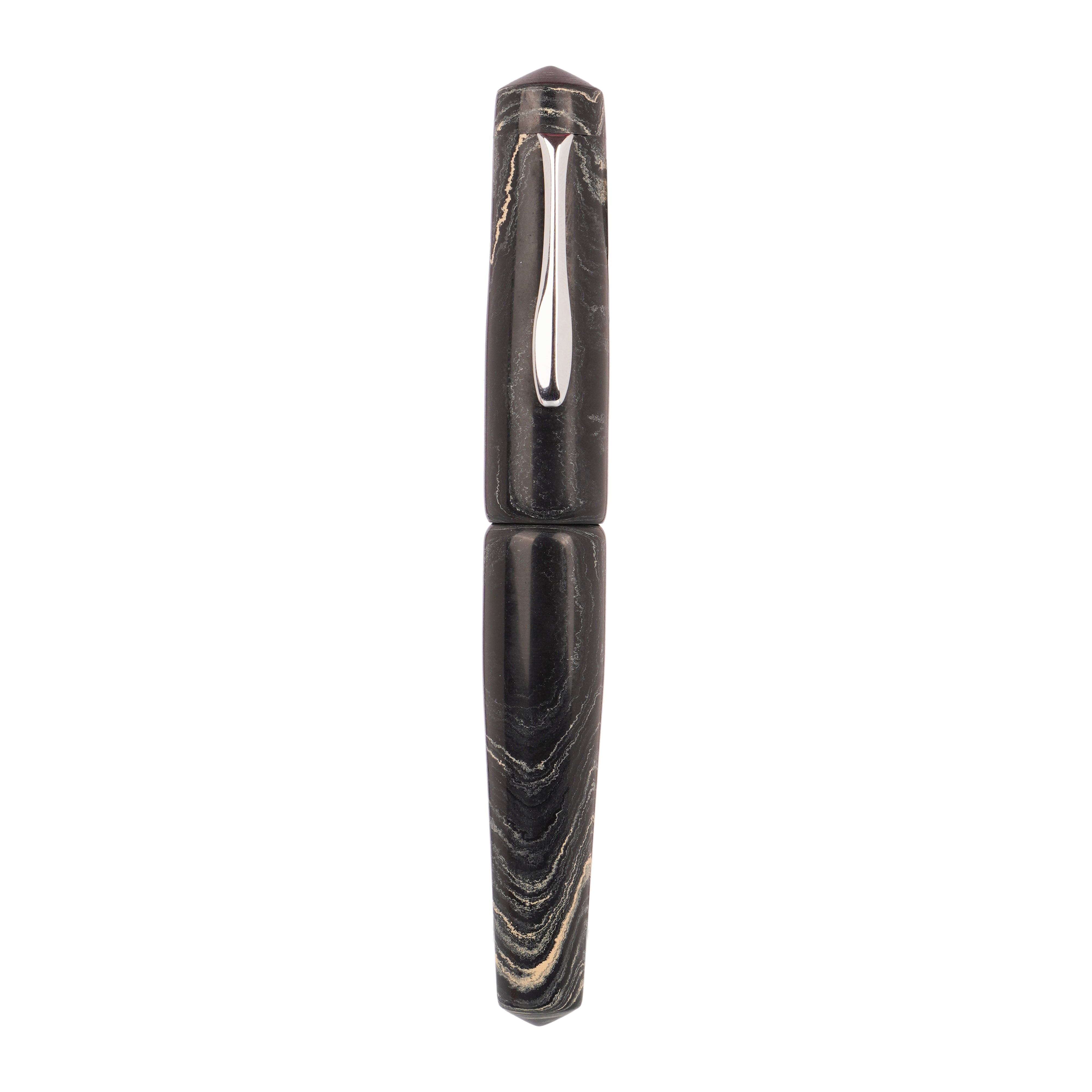 Ranga P20 Phoenix Handmade Black Ebonite Fountain Pen Medium Nib