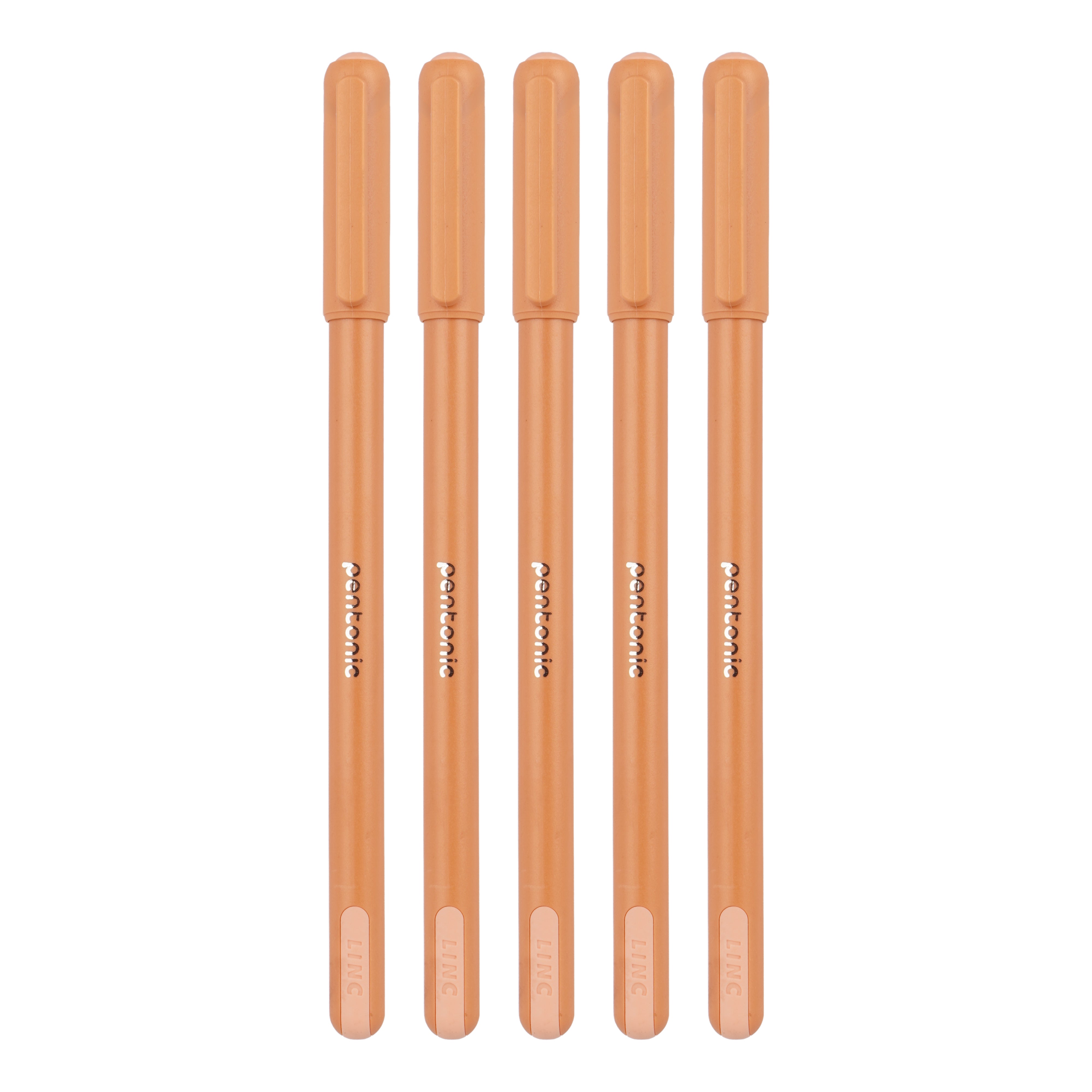 Pentonic Linc Ball Pen 0.7mm Blue Ink Desert Dust - Set of 5Pcs
