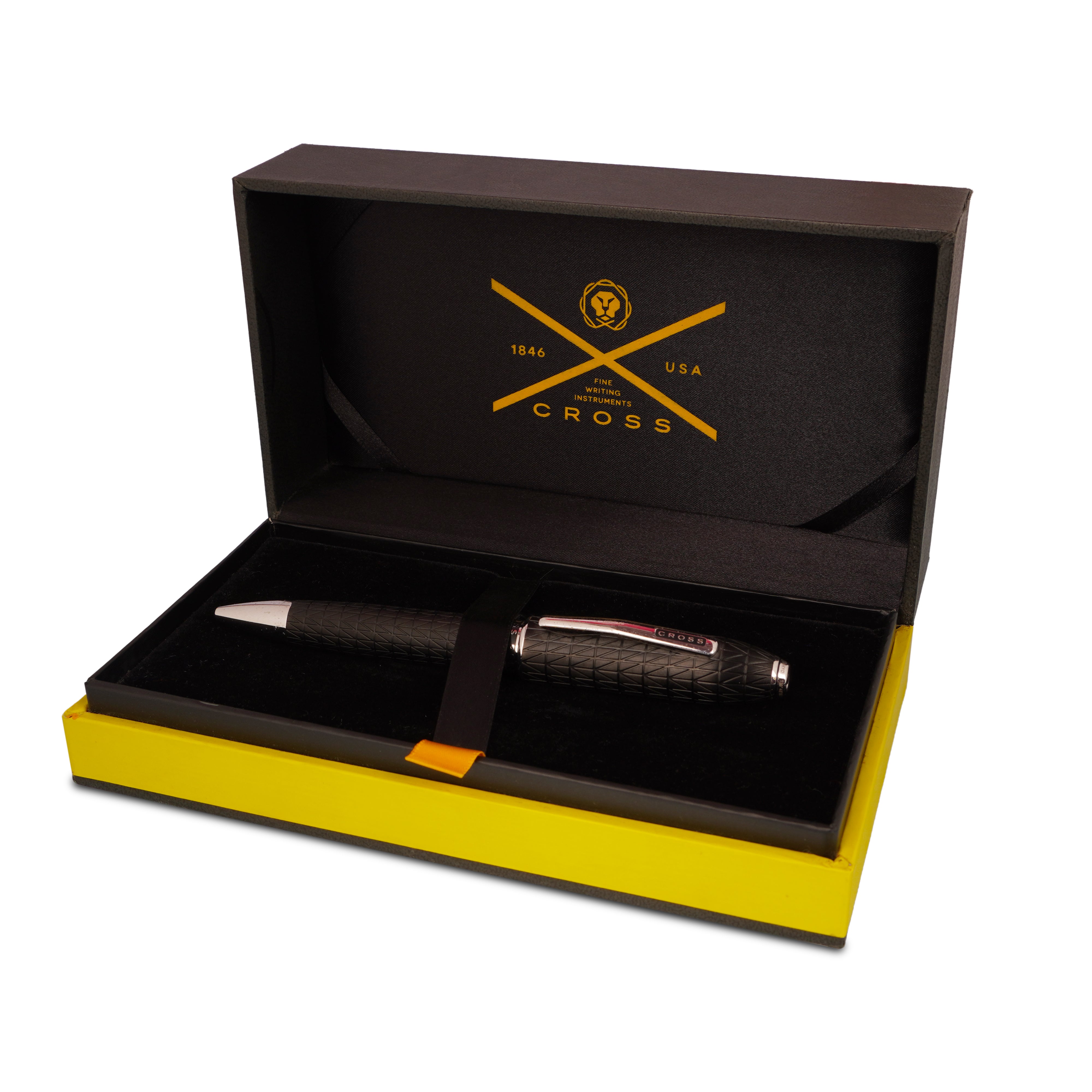 Cross Peerless 125 Tokyo Brushed Black PVD Ballpoint Pen