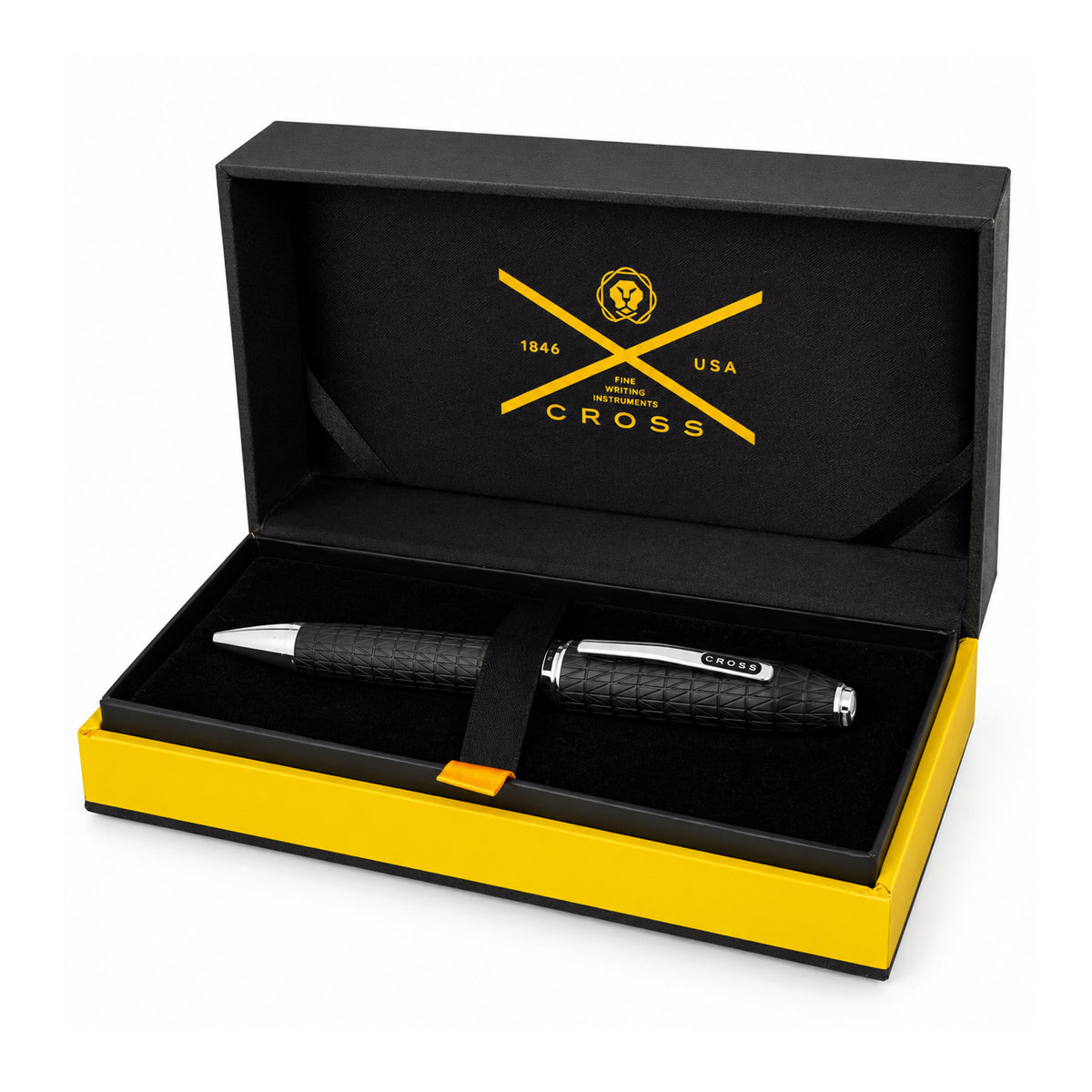 Cross Peerless 125 Tokyo Brushed Black PVD Ballpoint Pen