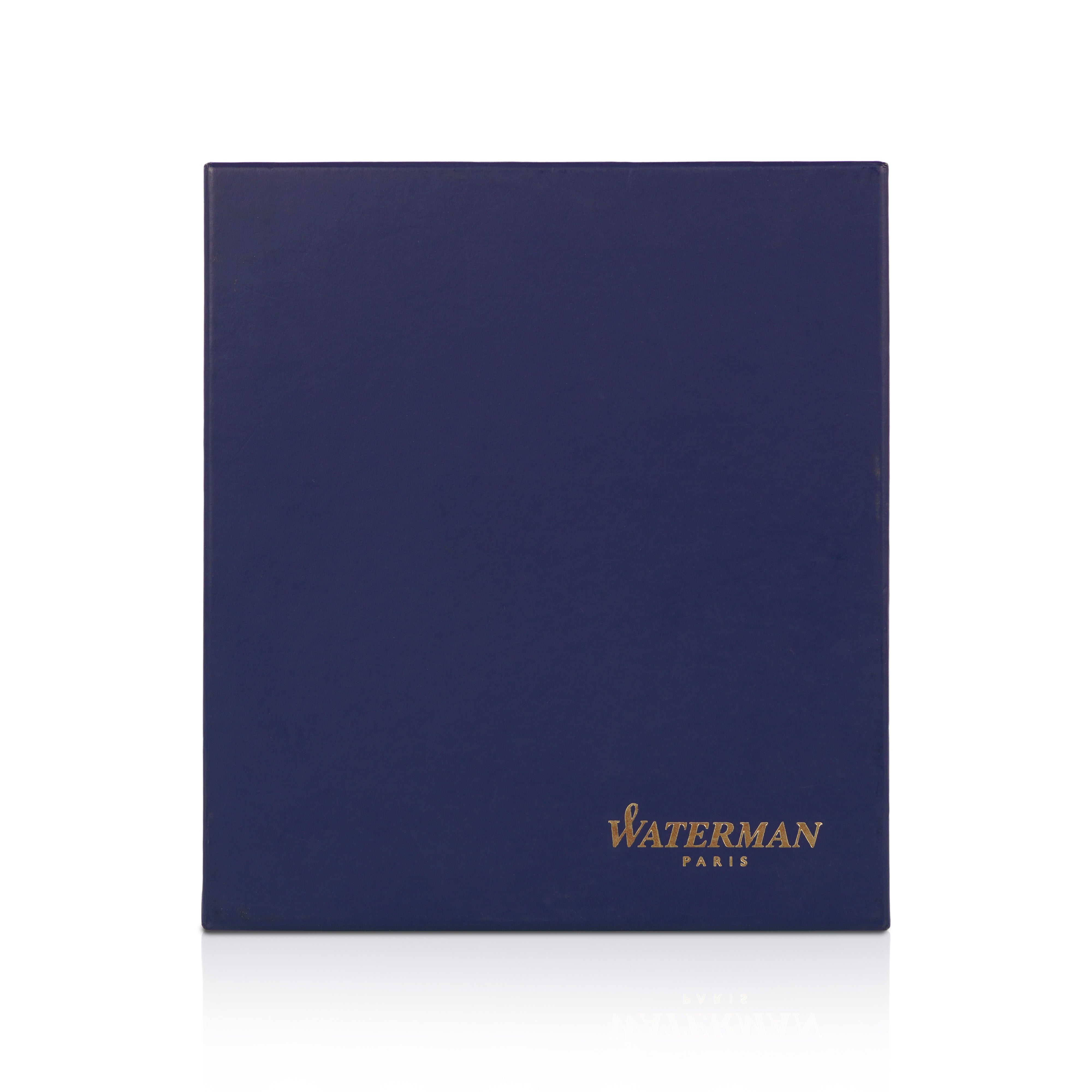 Waterman Twist Ball Pen & Leather Men's Wallet Combo Set