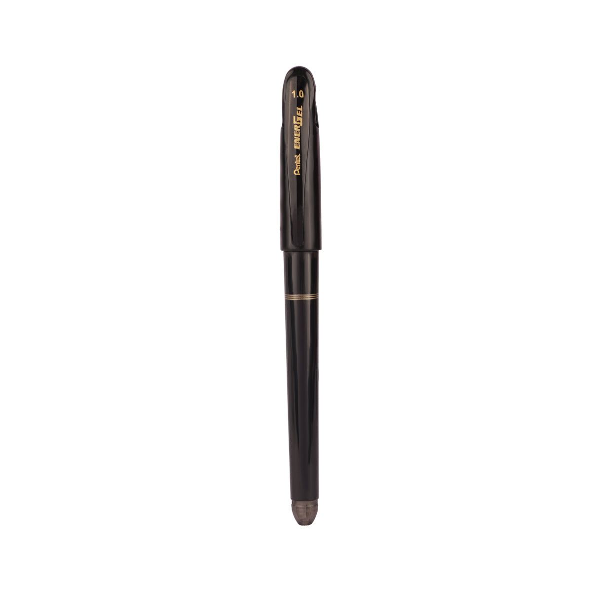 Pentel EnerGel BL410 Bold 1.0mm Black Gel Pen Set of 2