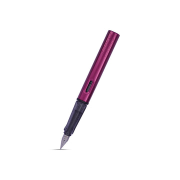 Lamy 333 Glossy Purple Fountain Pen – Aluminium Body, Medium Nib