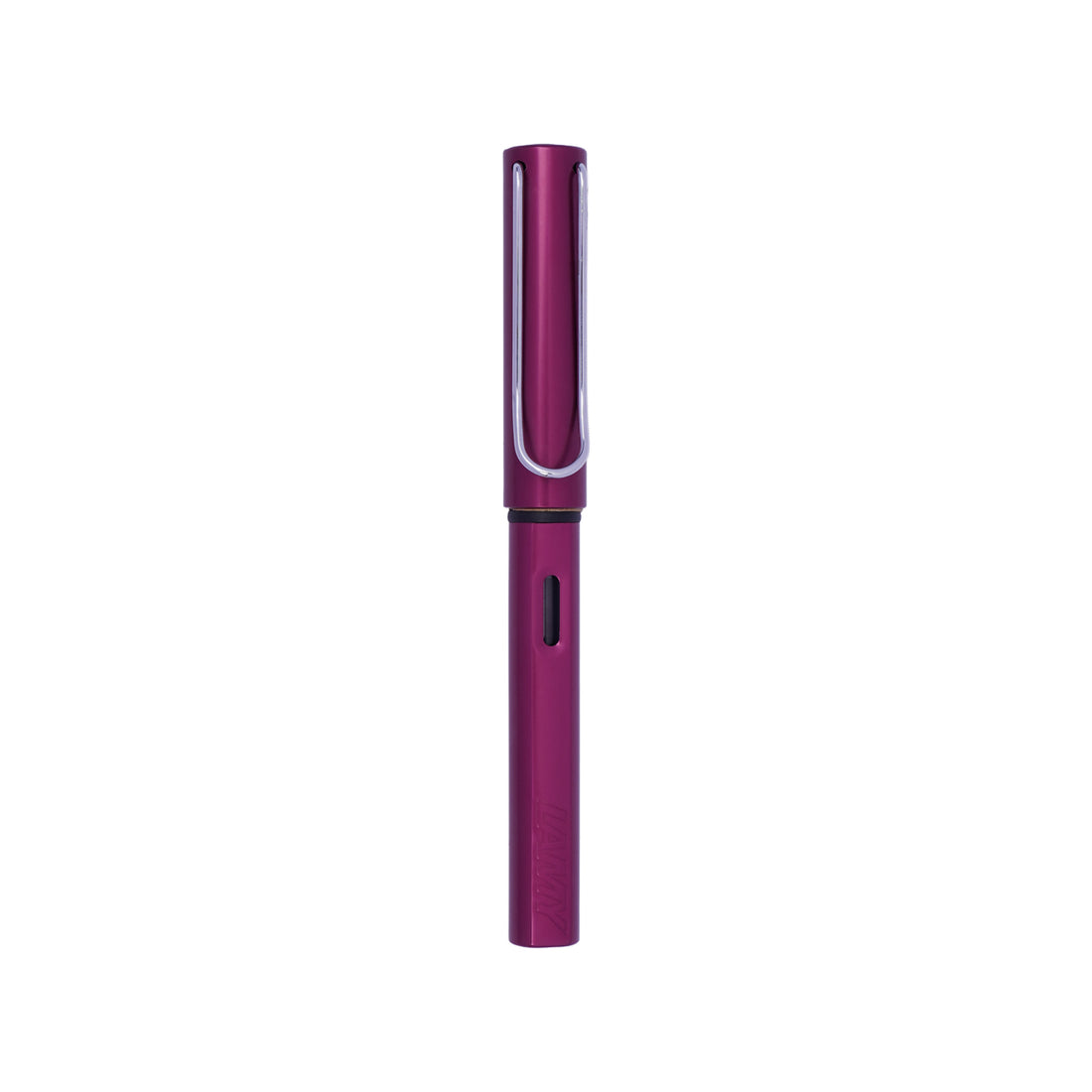 Lamy 333 Glossy Purple Fountain Pen – Aluminium Body, Medium Nib