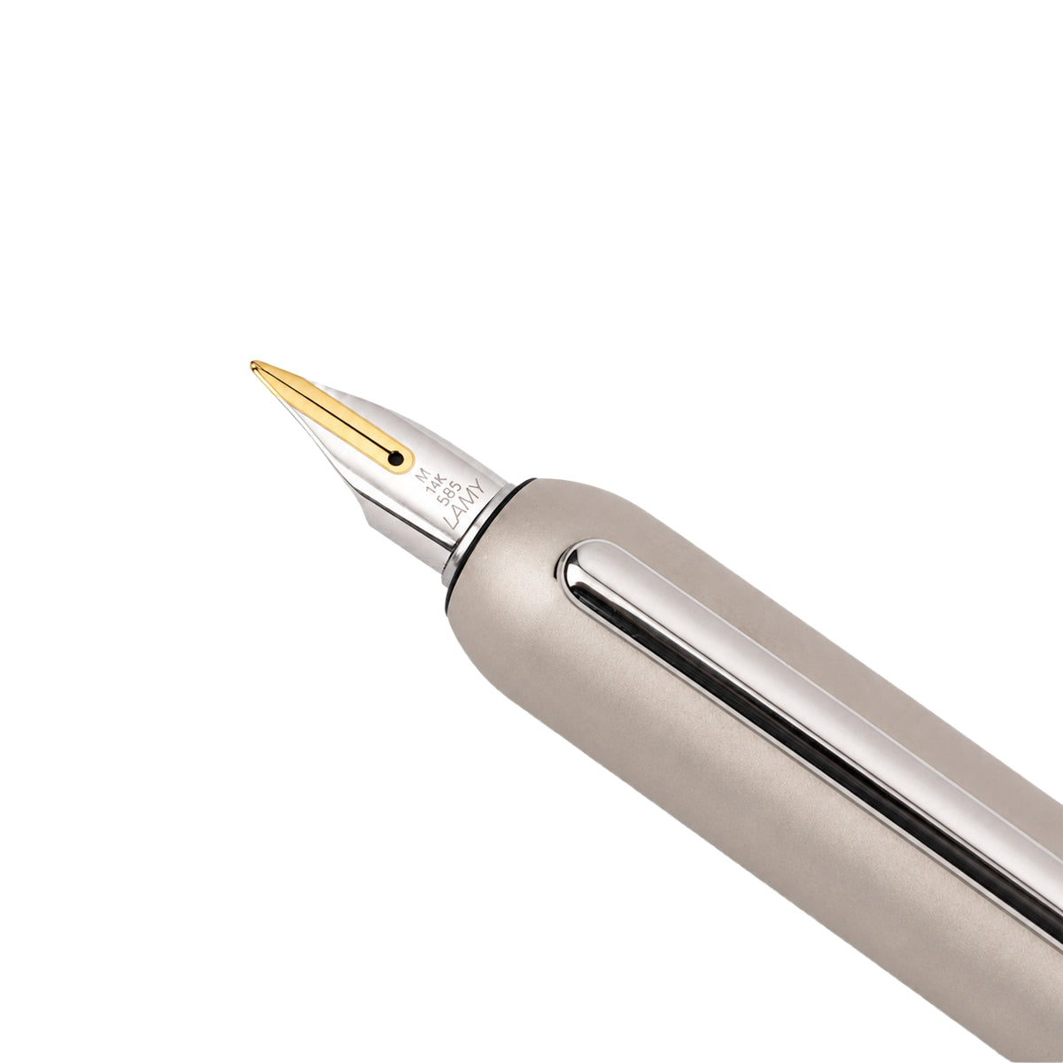 Lamy Palladium Finish 14K Gold Nib Twist Fountain Pen – Capless