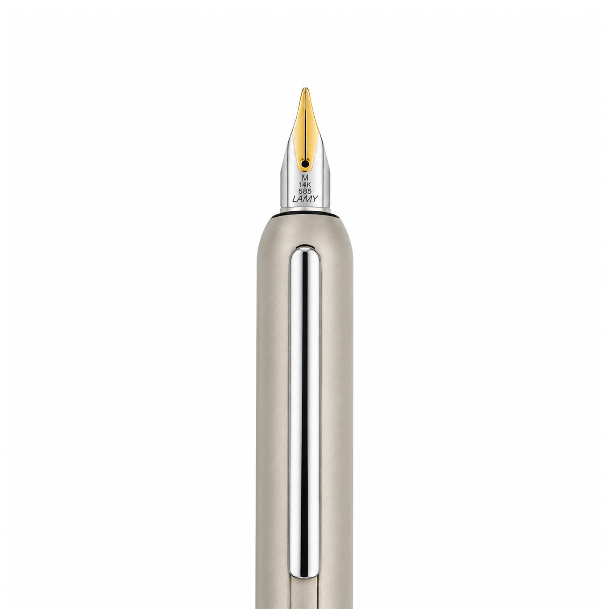 Lamy Palladium Finish 14K Gold Nib Twist Fountain Pen – Capless
