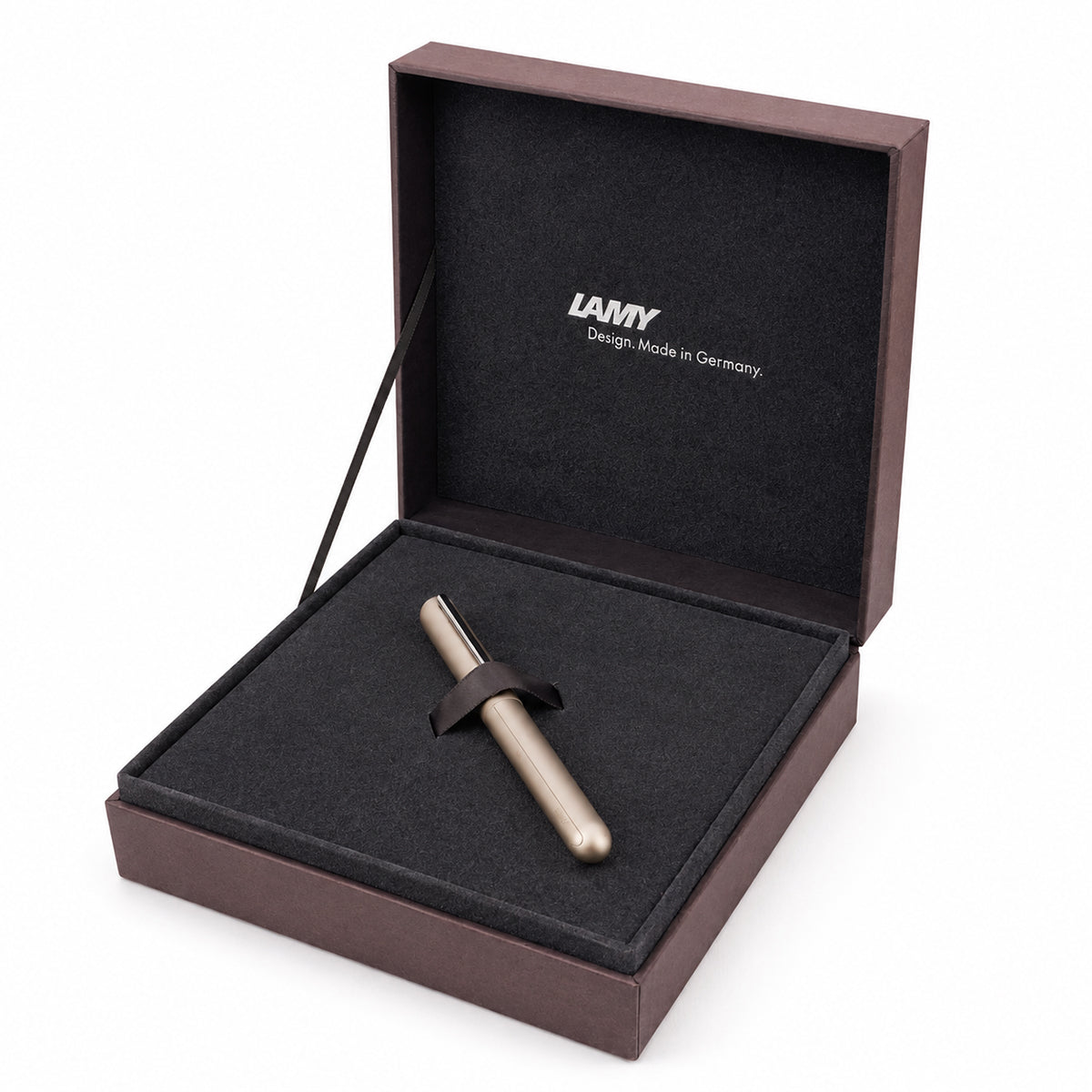 Lamy Palladium Finish 14K Gold Nib Twist Fountain Pen – Capless