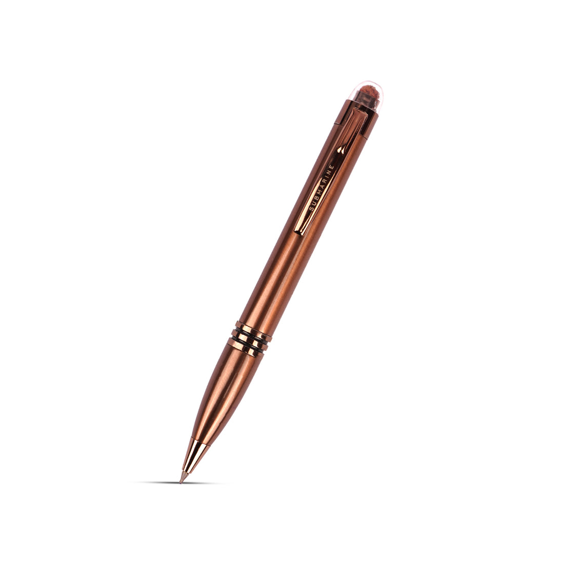 Submarine 1004 Coffee Brown Rudraksha Twist Ball Pen – 0.7mm Blue Ink