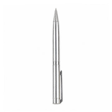 Submarine 986 Metallic Silver Twist Ball Pen