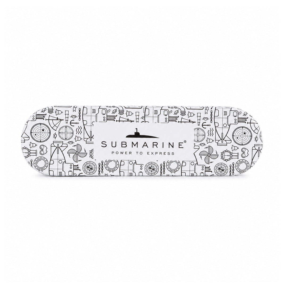Submarine 986 Metallic Silver Twist Ball Pen
