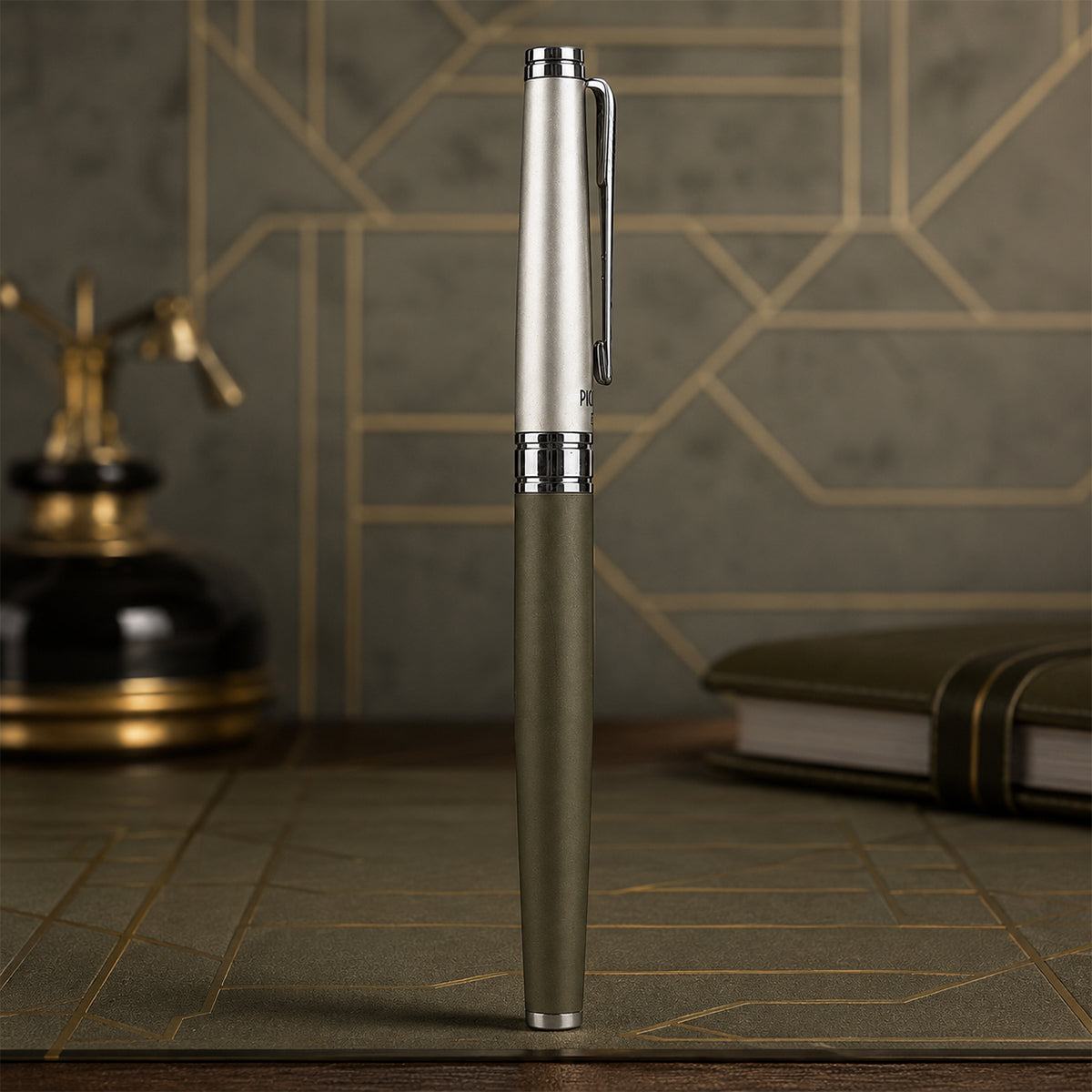 Picasso Parri Havel Matte Grey‑Green Rollerball Pen