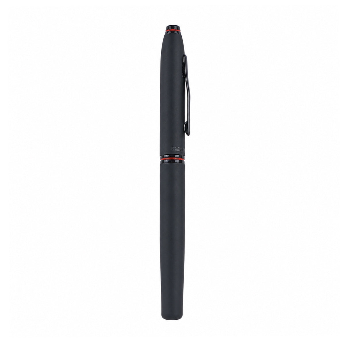 Picasso Parry Flora Rollerball Pen — Matte Black with Red Trim