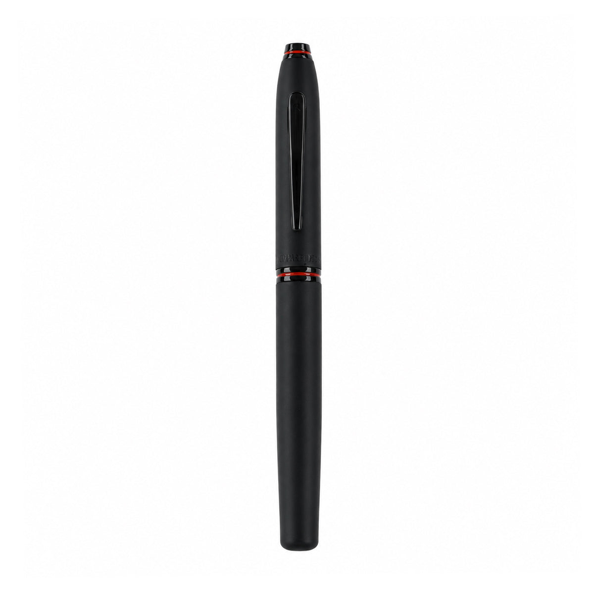 Picasso Parry Flora Rollerball Pen — Matte Black with Red Trim