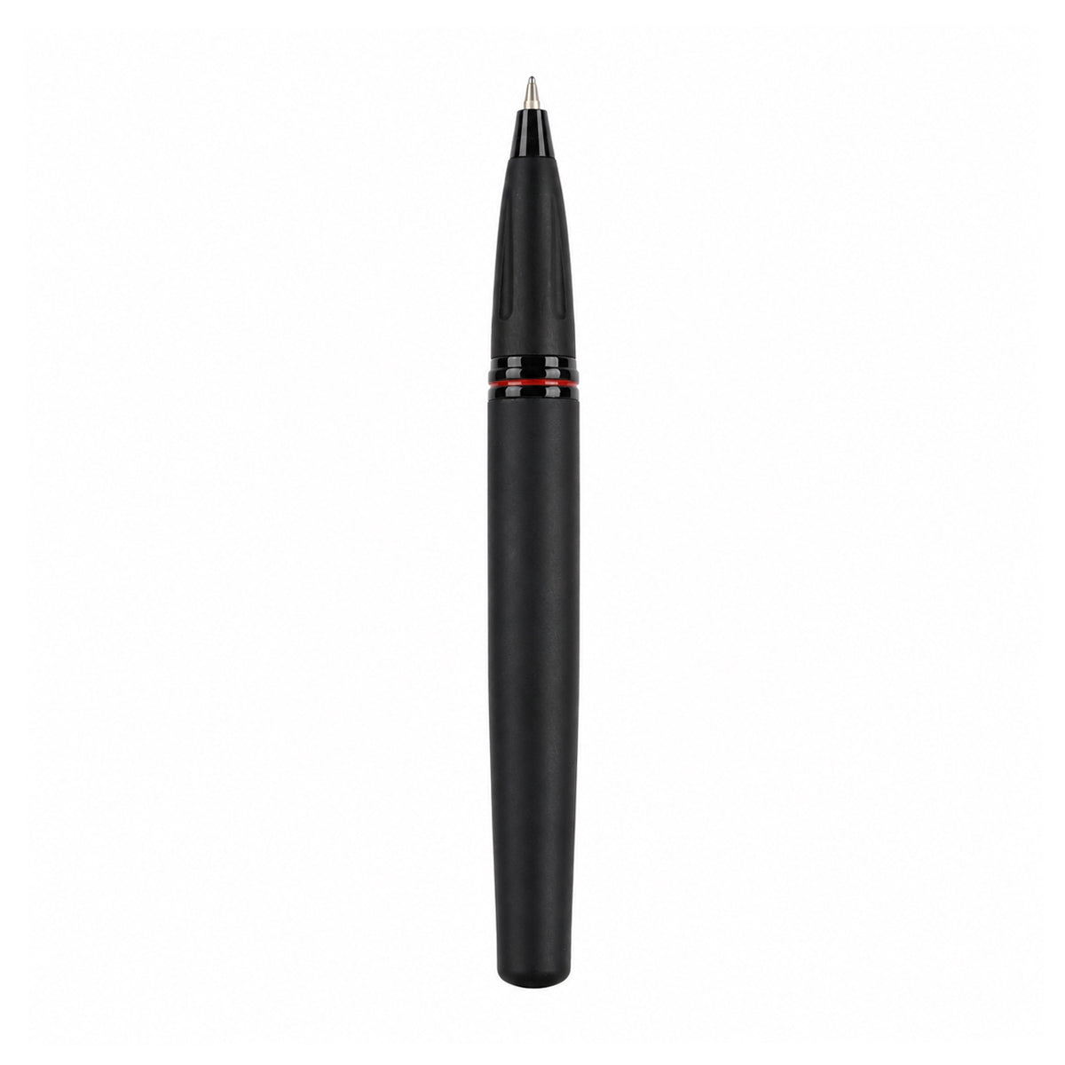 Picasso Parry Flora Rollerball Pen — Matte Black with Red Trim