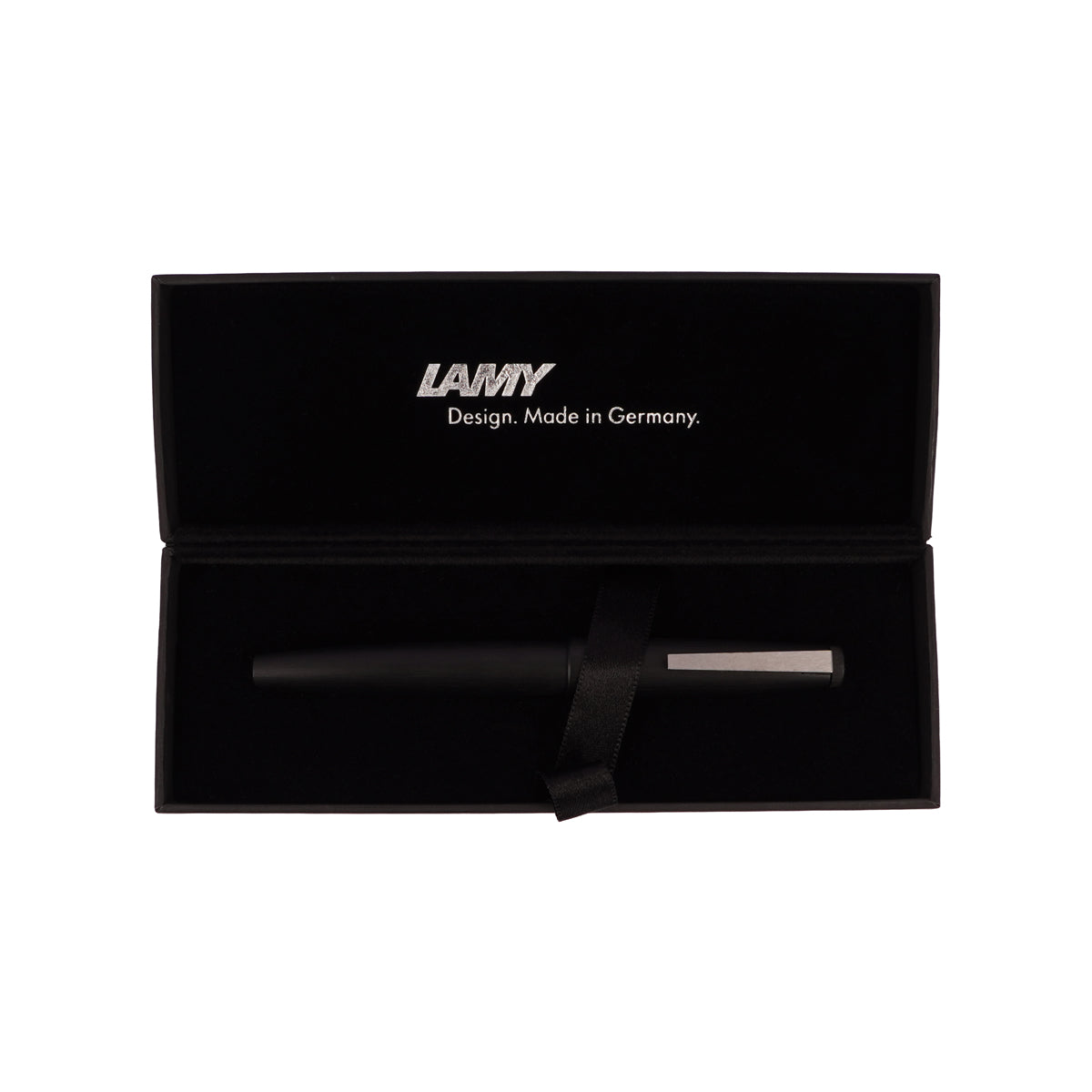 LAMY 2000 Matte Black Fountain Pen – 14K Gold Nib, Piston Fill