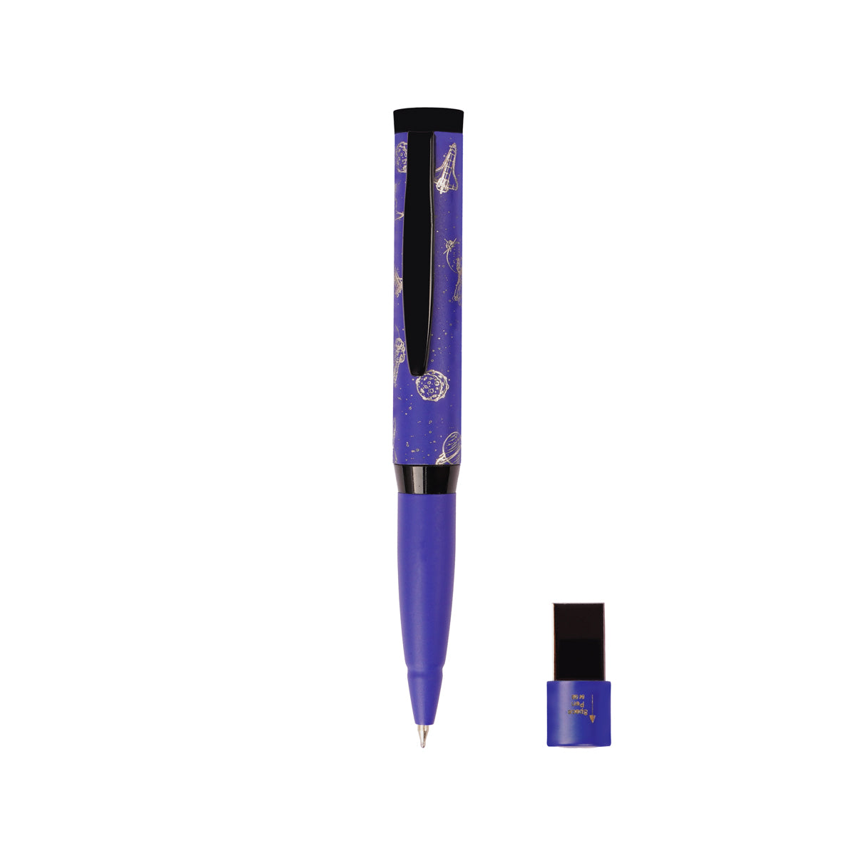 NASA Series 3006 Blue 2-in-1 Ball Pen with 64GB USB Drive