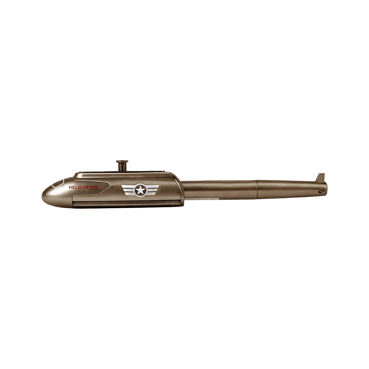 The Writershub Glossy Grey Helicopter Shape Rollerball Pen