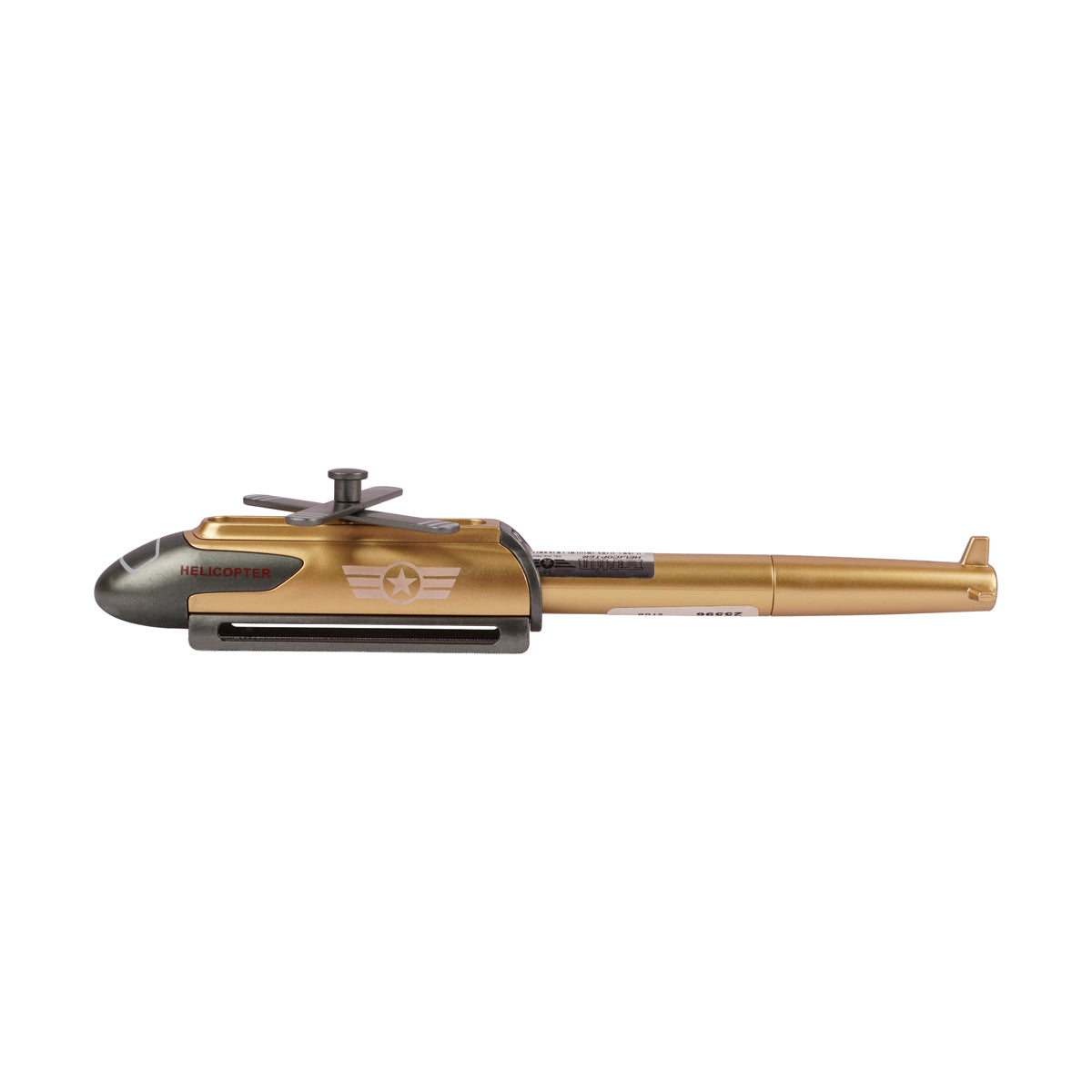 The Writershub Glossy Yellow Helicopter Shape Rollerball Pen