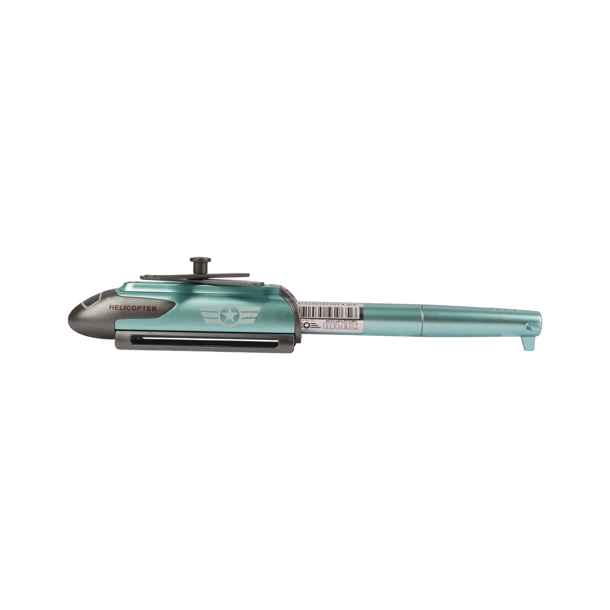 The Writershub Glossy Green Helicopter Shape Rollerball Pen