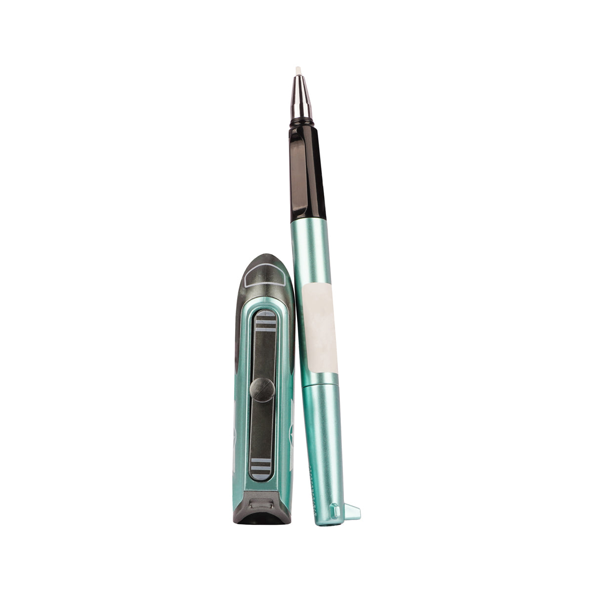 The Writershub Glossy Green Helicopter Shape Rollerball Pen