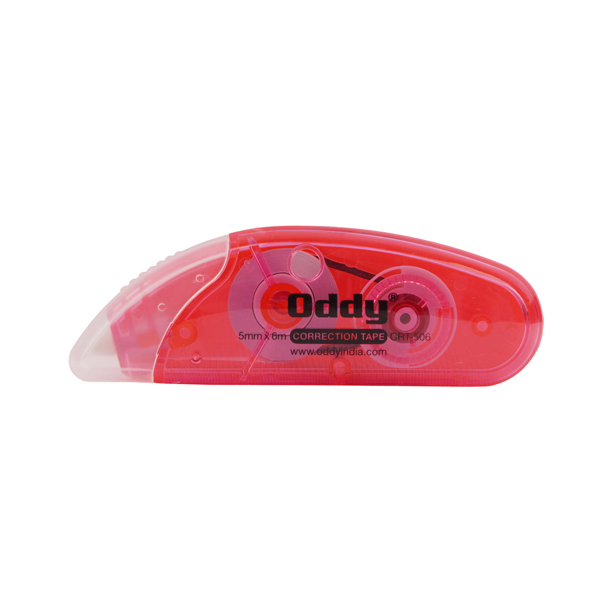 Oddy Compact Mini Correction Tape Roller Pink (5mm × 6m)