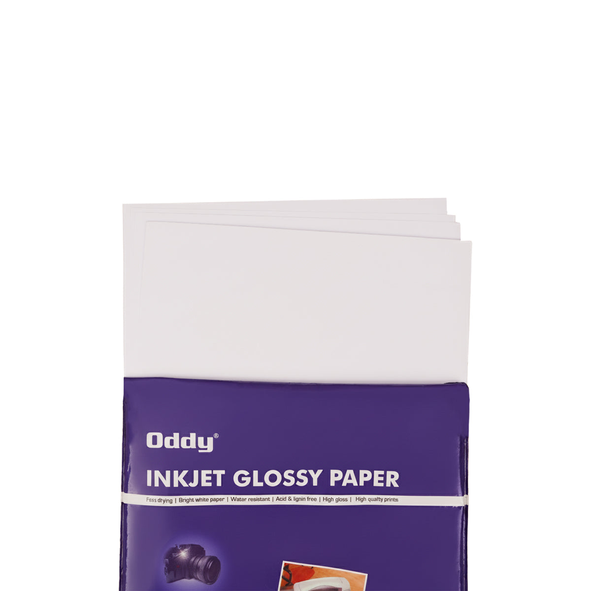 Oddy A4 Inkjet Glossy Paper Pack of 50 Sheets