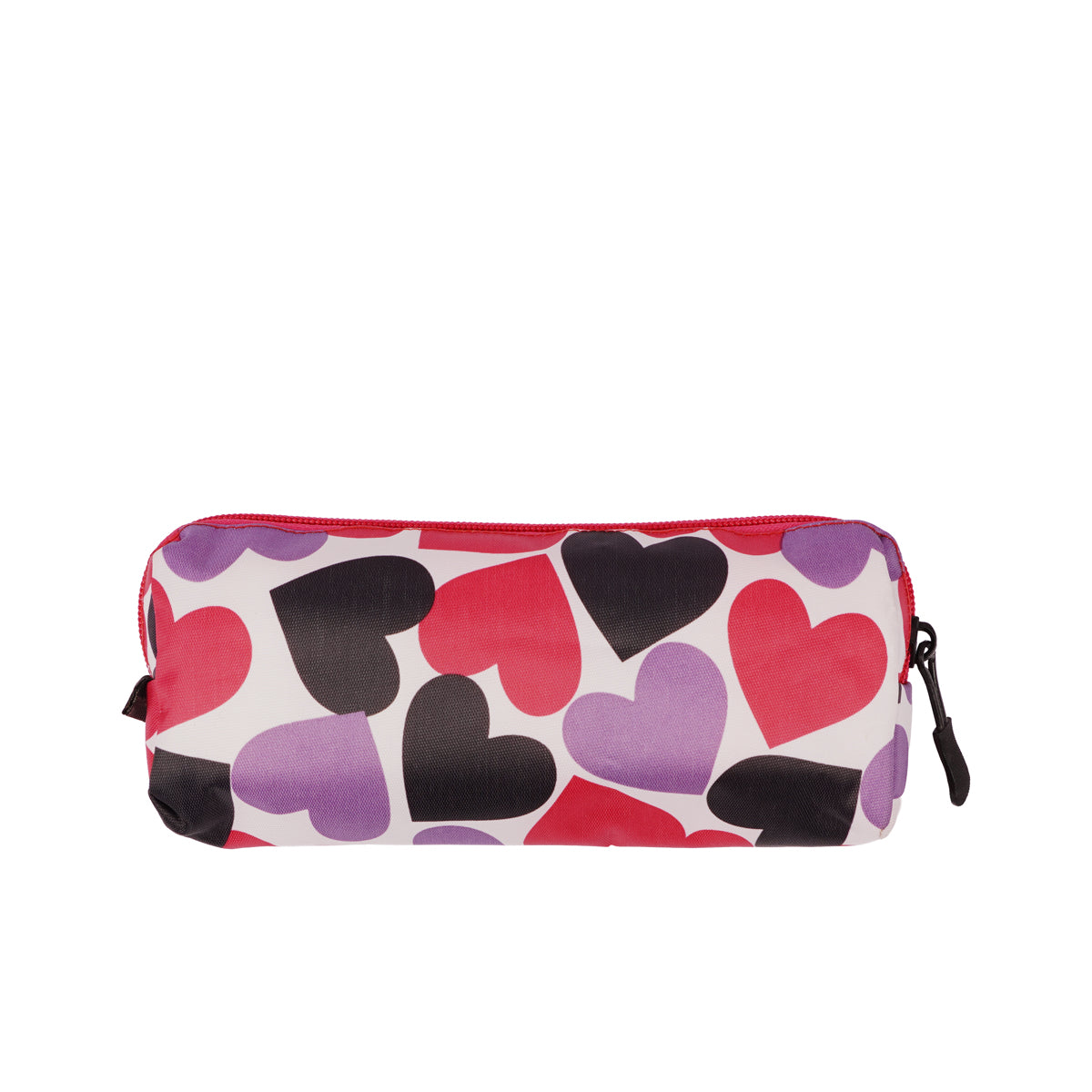 Oddy Experience Smart Pencil Pouch – Heart Print, Zipper Closure