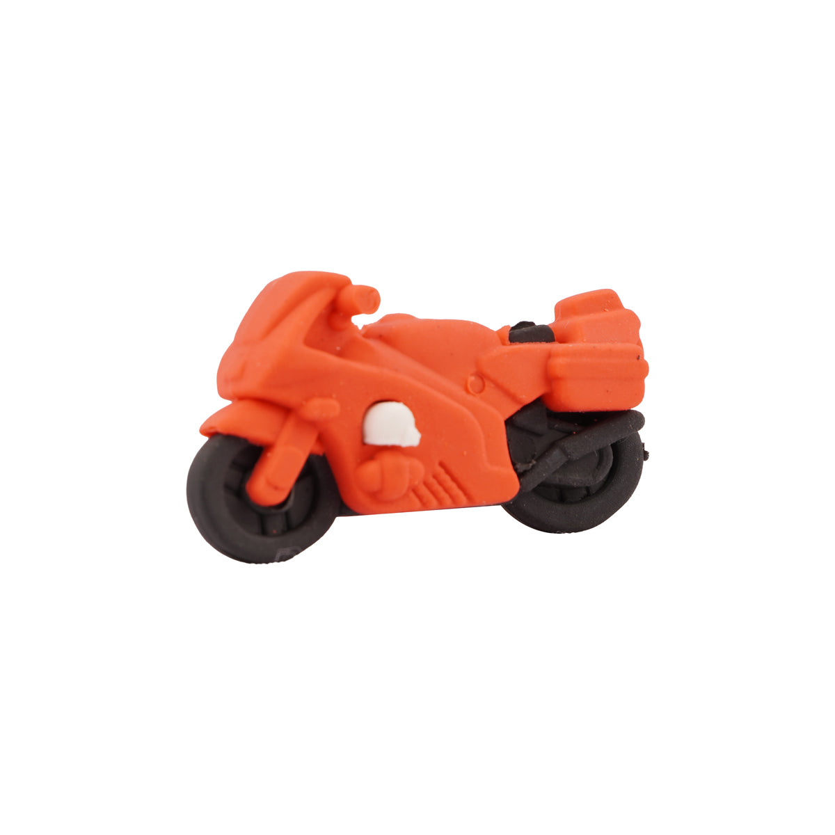 The Writershub Red 3D Motorcycle Design Eraser Set of 4 – Fun Rubber School Erasers