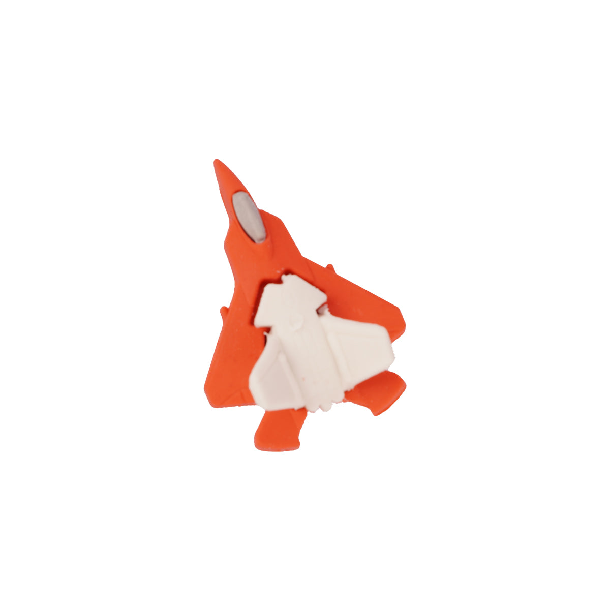 The Writershub Red & White 3D Fighter Jet Eraser Set of 6