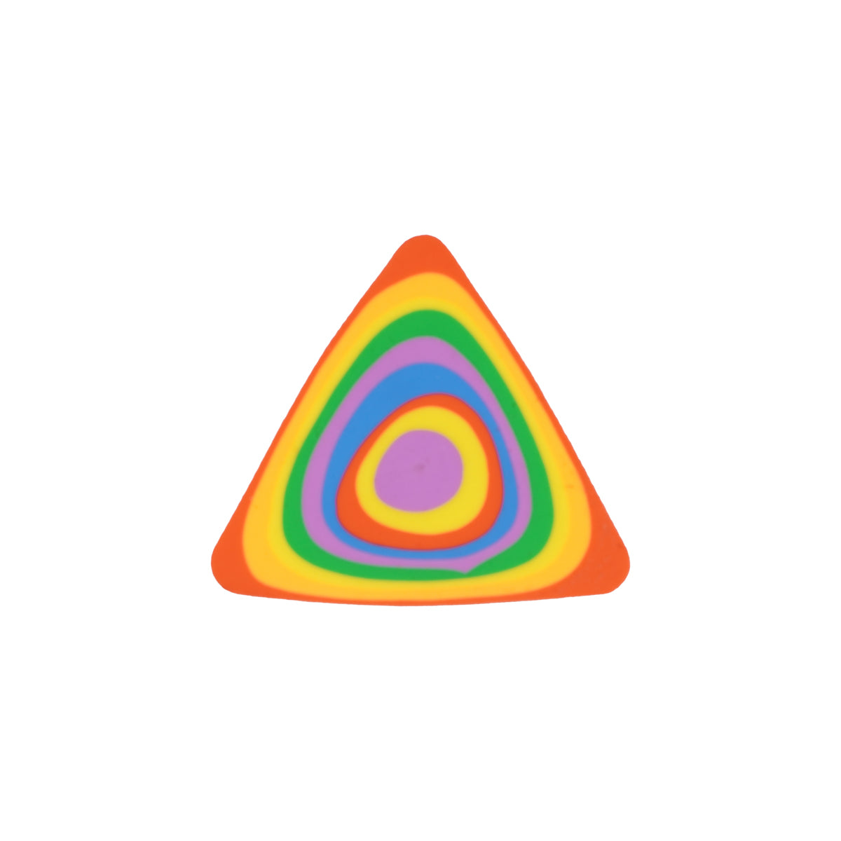The Writershub Rainbow Colour Triangular Eraser Set of 5 – Multicolour Rubber Erasers for Kids