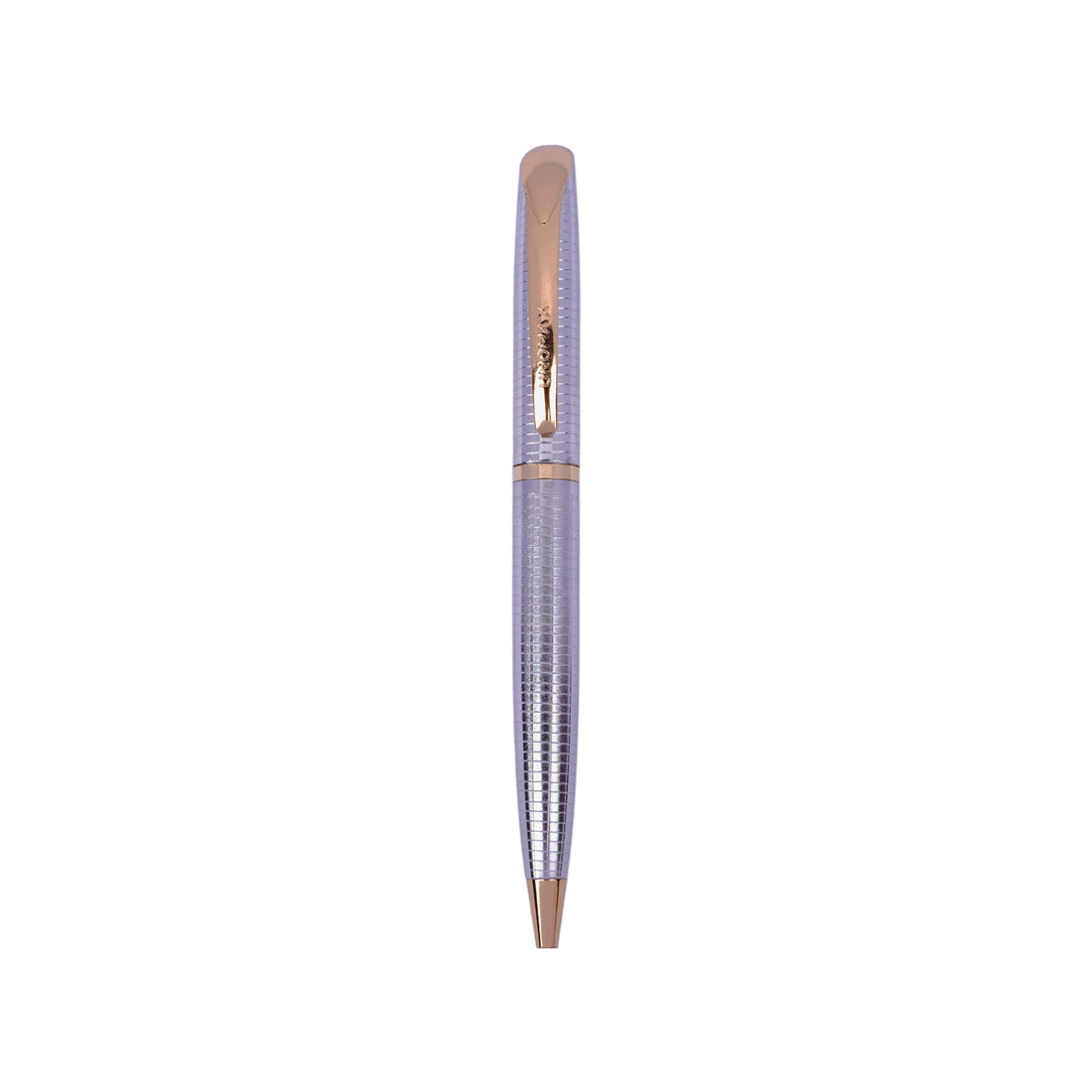 Unomax Silvo Silver & Gold Twist Ball Pen – Fine Tip Metal Body