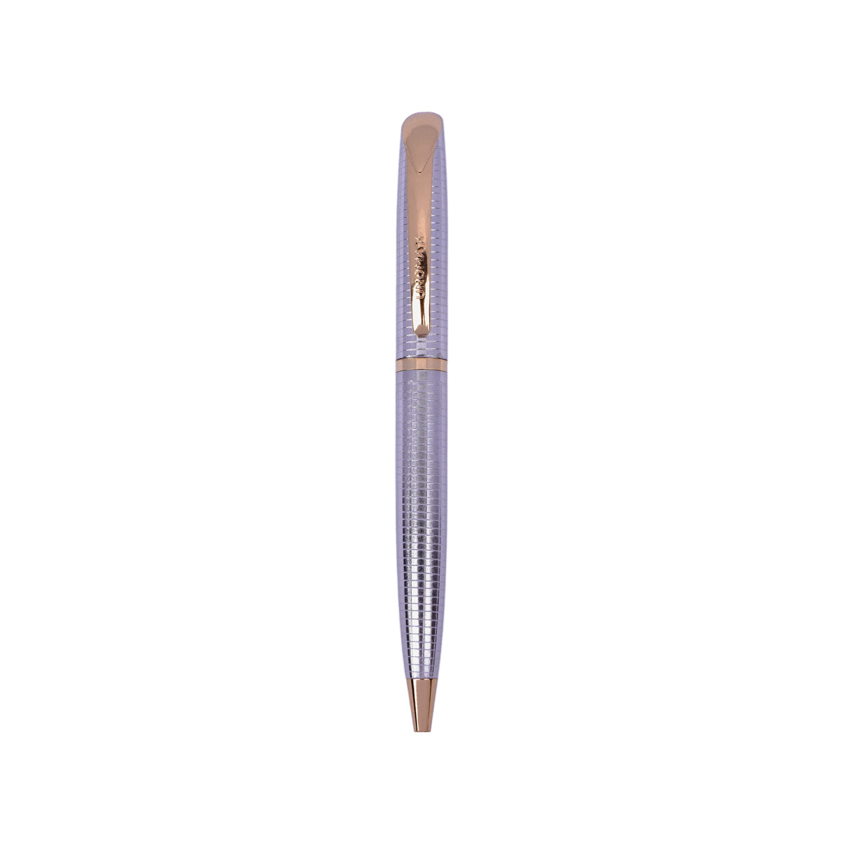Unomax Silvo Silver & Gold Twist Ball Pen – Fine Tip Metal Body