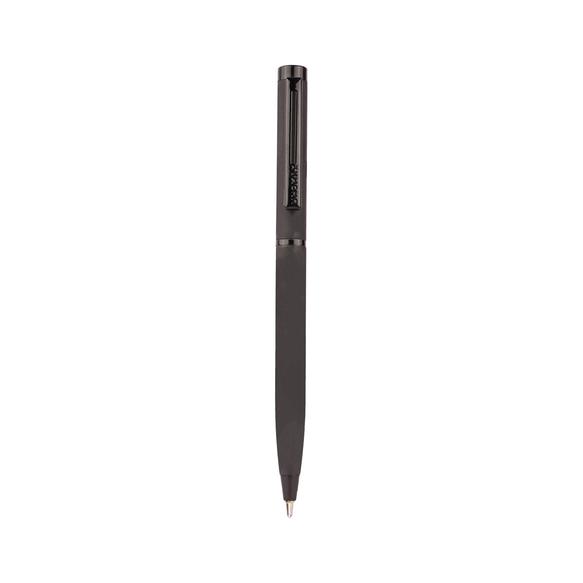 Unomax Enigma Matte Black Body with Clip Twist Ball Pen