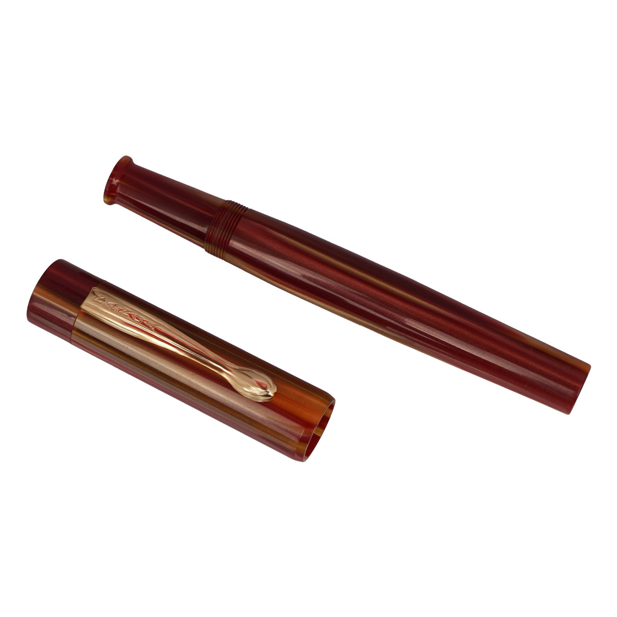 Ranga Splendour Premium Fountain Pen – Red & Yellow Acrylic