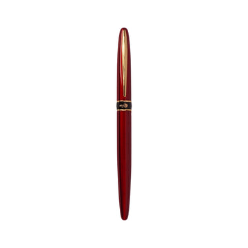 Yangzie Alligator 215 Maroon Fountain Pen – Gold Clip, Fine Nib