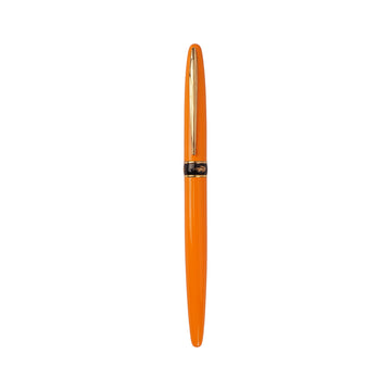 Yangzie Alligator 215 Orange Fountain Pen – Gold Clip, Fine Nib