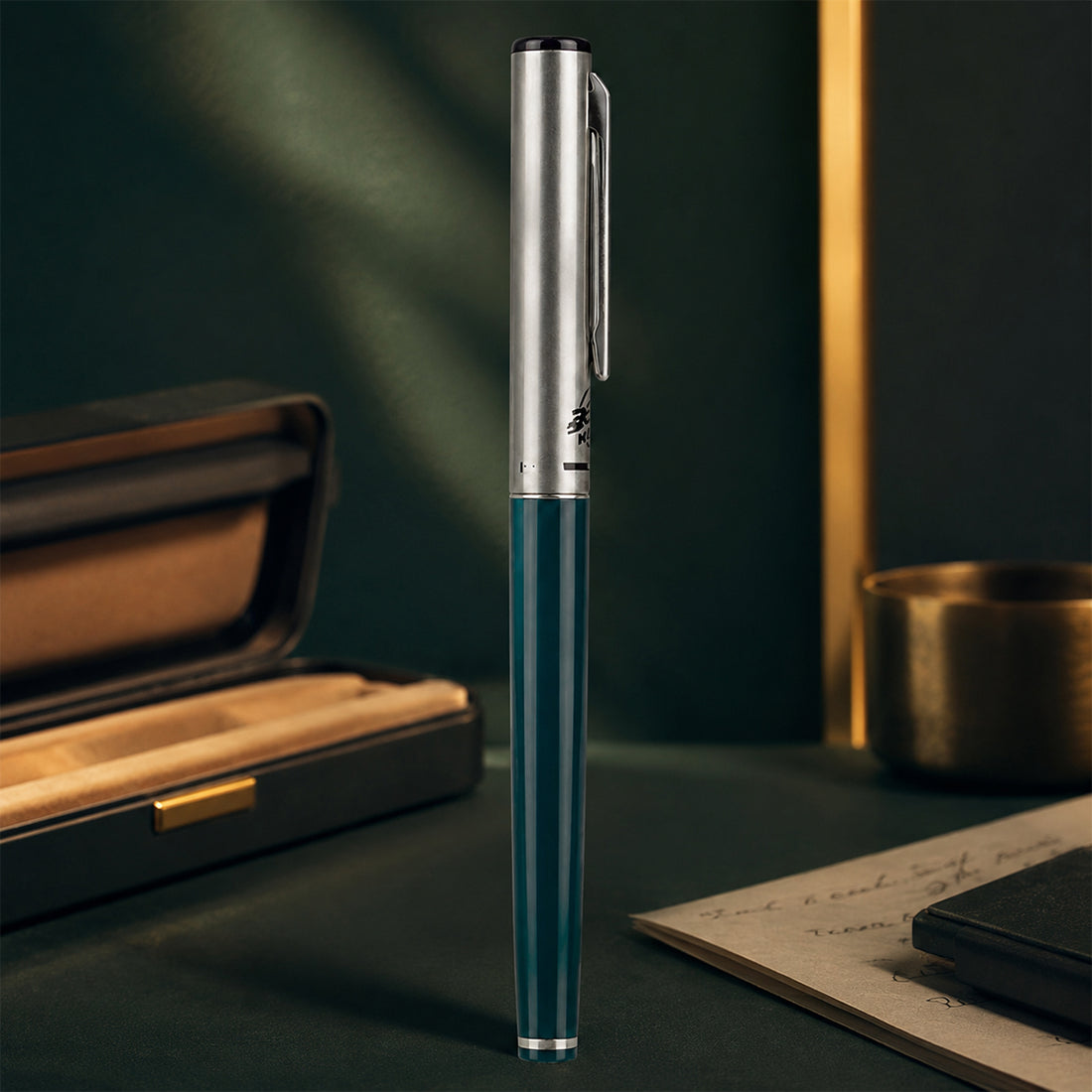 Hero 240 Green Aerometric Fine Nib Fountain Pen