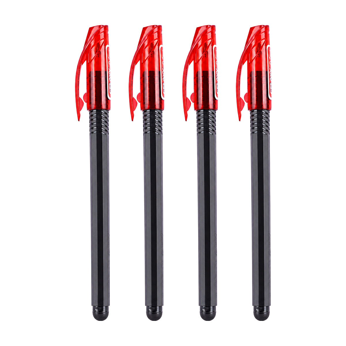 Luxor Schneider Gelaxy Gel Pen – 0.7mm Red Ink, Pack of 4