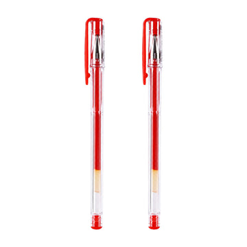 Uni‑ball Signo UM‑100 Gel Pen 0.7mm – Red Ink, Pack of 2