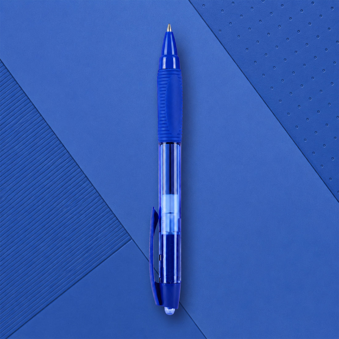 uni‑ball Click Gel XSGR7 0.7mm Retractable Gel Pen – Blue Ink, Pack of 2