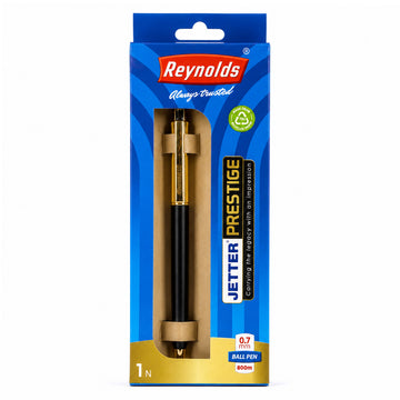 Reynolds Jetter Prestige Ball Pen — Blue Ink, 0.7 mm, 800 m